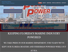 Tablet Screenshot of poseypowerbatteries.com